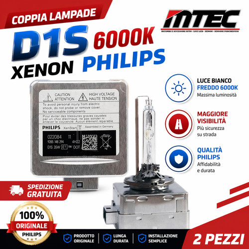 Philips d1s coppia lampade - philips,